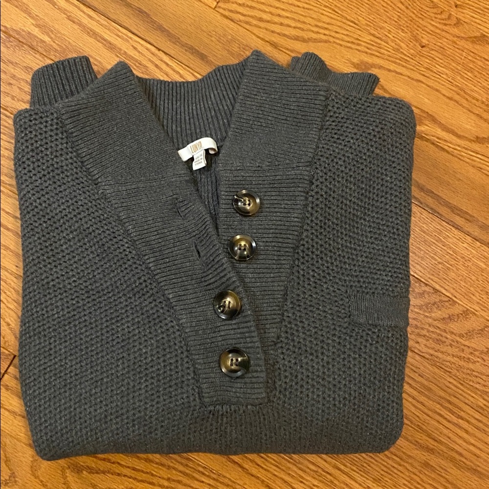 Lunya Cotton & Silk Pocket Henley